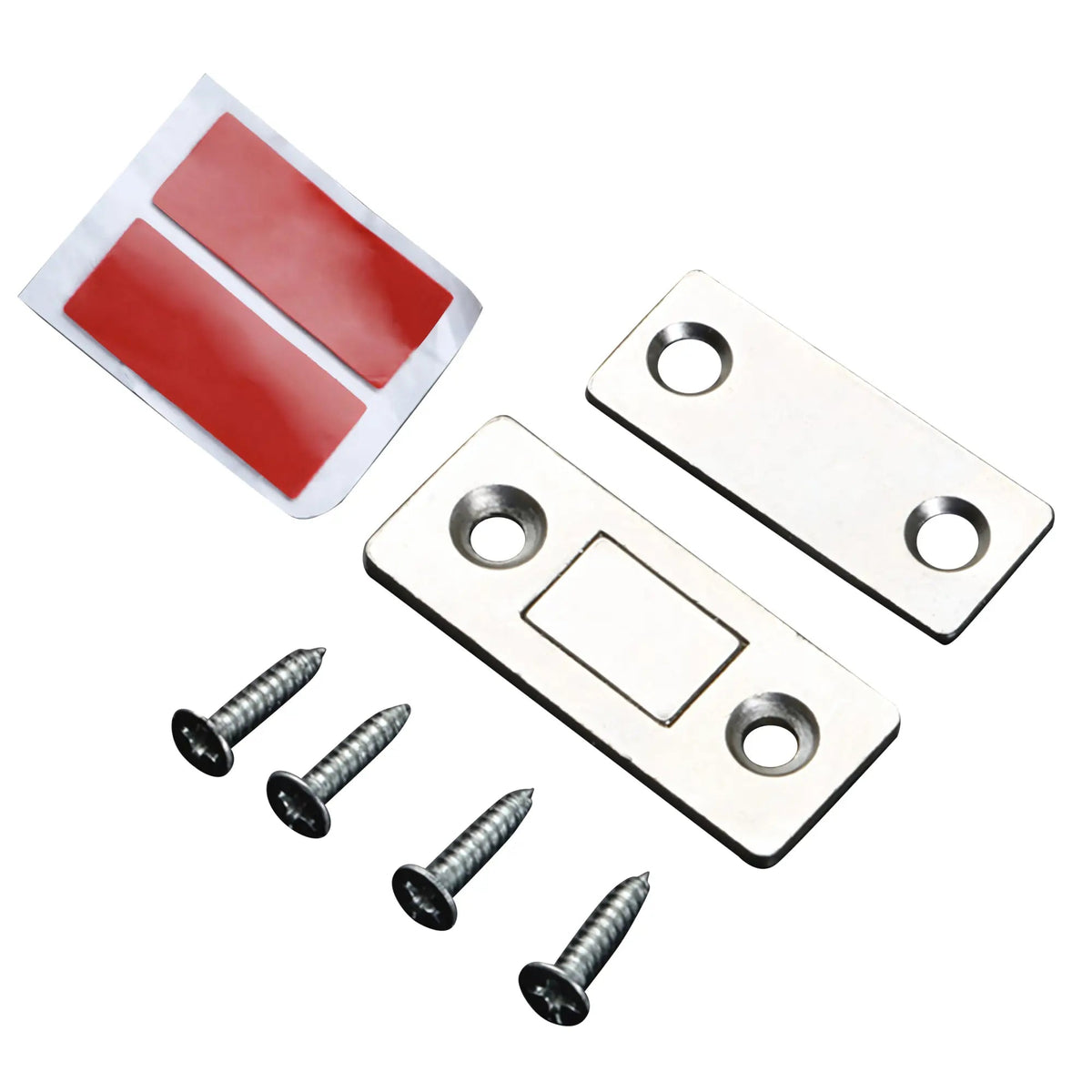 16 Counts Cabinet Magnetic Catch without Punching, Versatile for Cabinets, Drawers & Windows